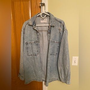Berksha oversized denim shirt jacket